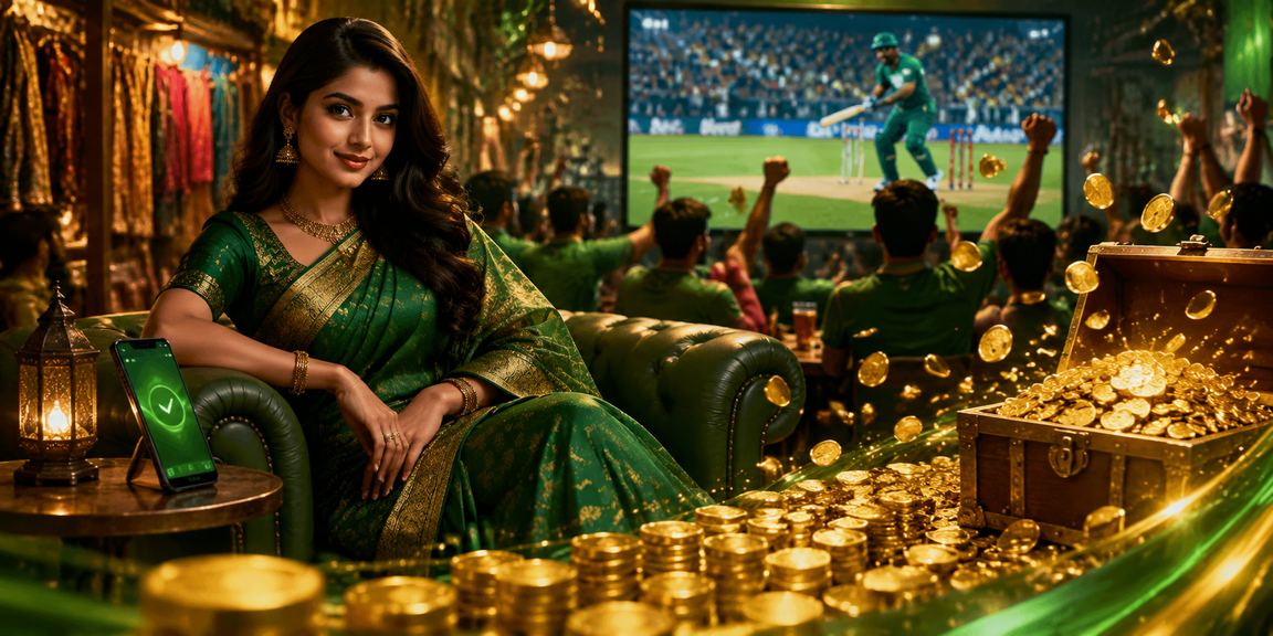 A Bangladeshi female bettor analyzing cricket betting in Rajshahi